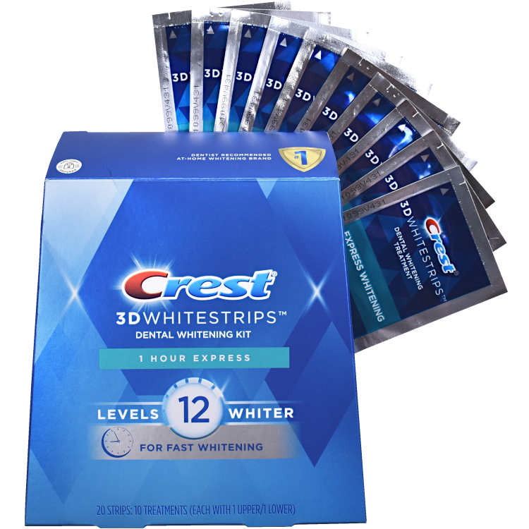 Crest 3D White 1 Hour Express Whitening Strips