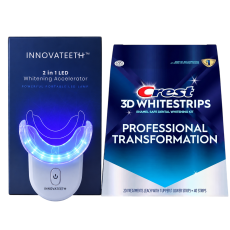 SET Crest Professional Transformation + Lampa wybielająca